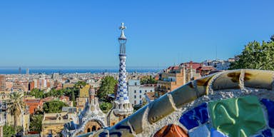 Barcelone : Park Güell + Téléphérique + Bus Hop-on Hop-off